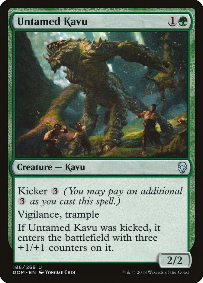 Untamed Kavu [Dominaria] (DOM 186)