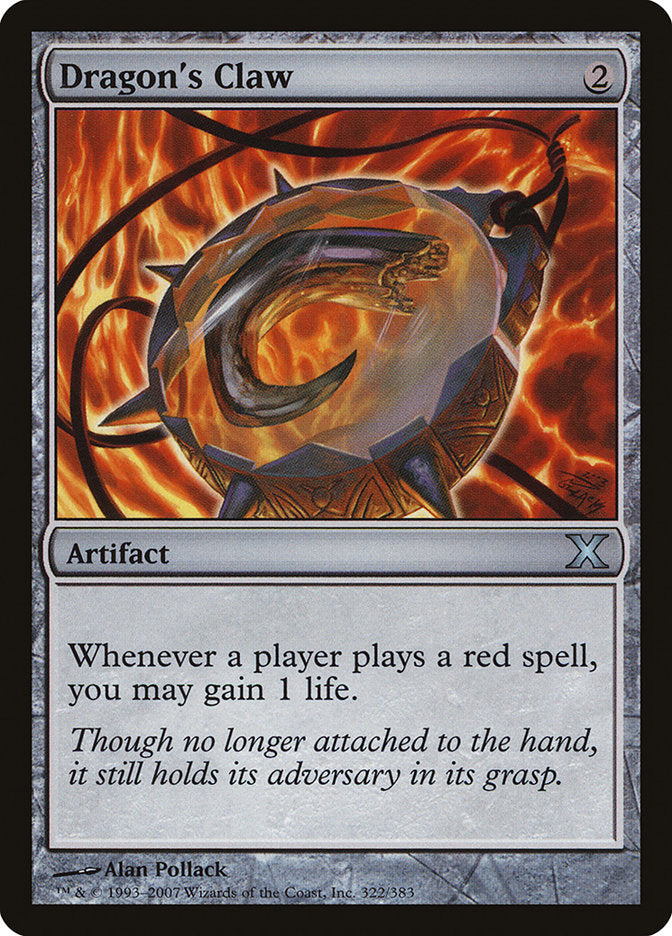 Dragon's Claw [Tenth Edition] (10E 322)