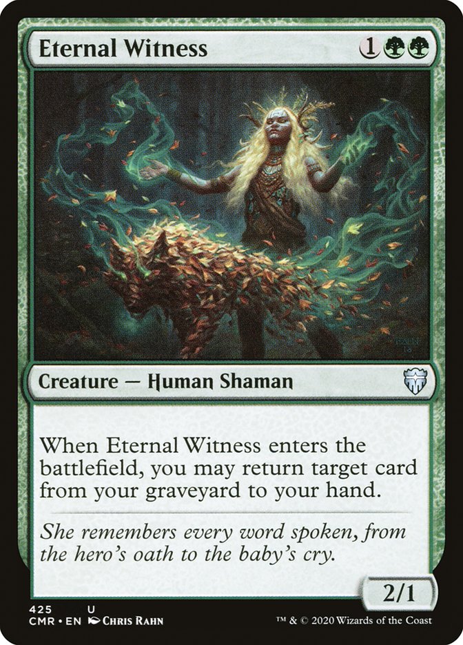 Eternal Witness [Commander Legends] (CMR 425)
