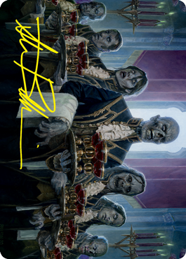 Dying to Serve Art Card (Gold-Stamped Signature) [Innistrad: Crimson Vow Art Series] (AVOW 32)