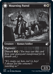 Mourning Patrol // Morning Apparition [Innistrad: Double Feature] (DBL 28)