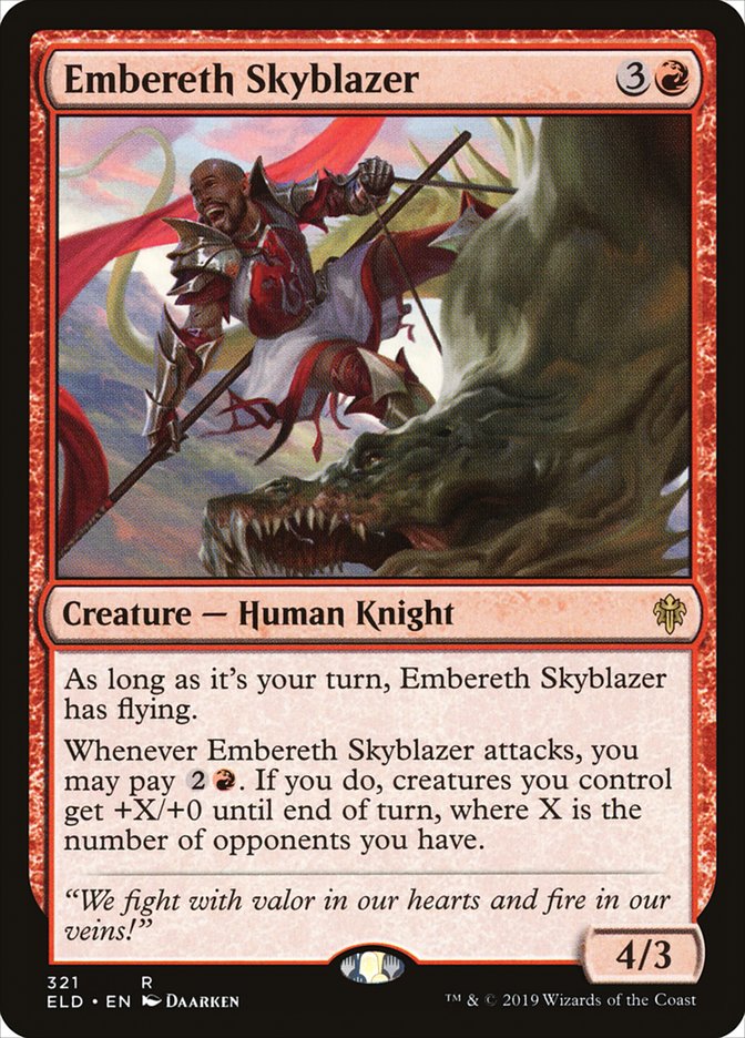 Embereth Skyblazer [Throne of Eldraine] (ELD 321)
