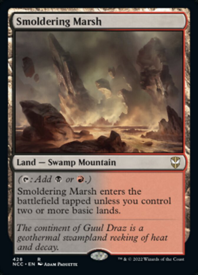 Smoldering Marsh [Streets of New Capenna Commander] (NCC 428)