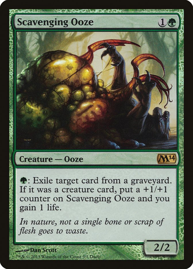 Scavenging Ooze (Duels of the Planeswalkers Promos) [Duels of the Planeswalkers Promos 2013] (PDP13 3)