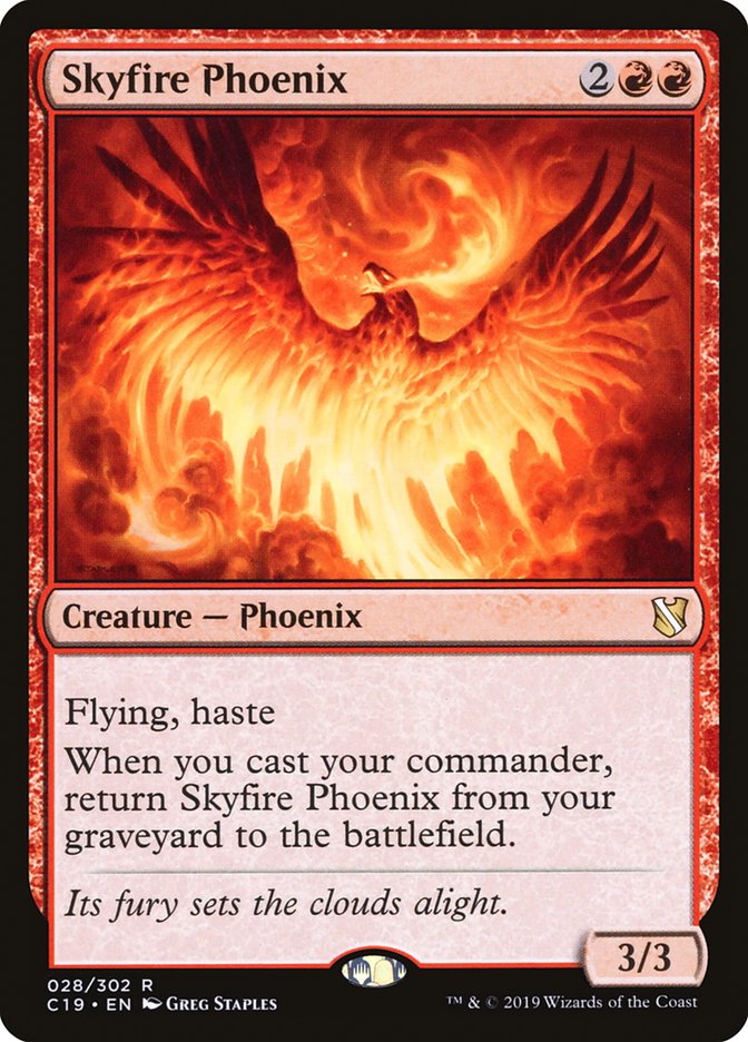 Skyfire Phoenix [Commander 2019] (C19 28)