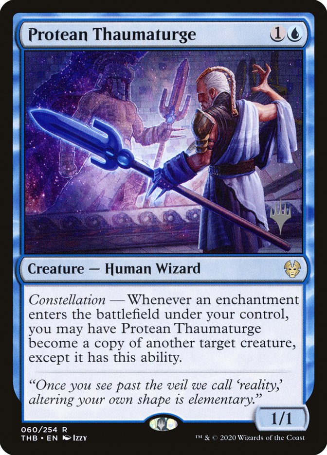 Protean Thaumaturge (Promo Pack) [Theros Beyond Death Promos] (PTHB 60P)