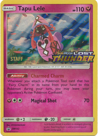 Tapu Lele (Staff Prerelease Promo) (SM152) [Sun & Moon: Black Star Promos]