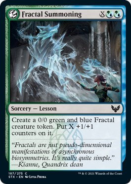 Fractal Summoning [Strixhaven: School of Mages] (STX 187)