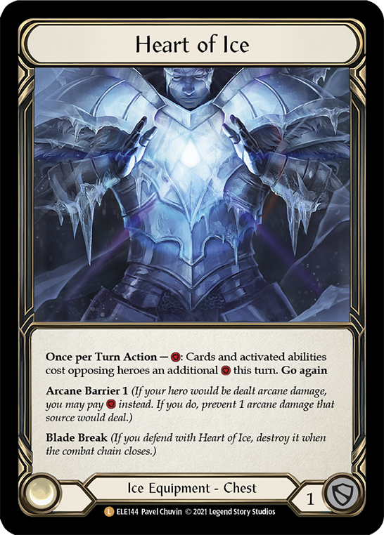 Heart of Ice [ELE144] 1st Edition Cold Foil