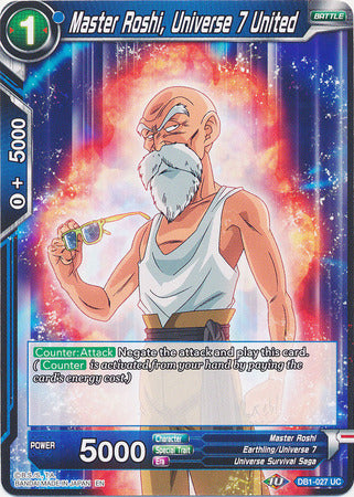 Master Roshi, Universe 7 United [DB1-027]
