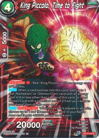 King Piccolo, Time to Fight [BT12-018]