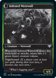 Infestation Expert // Infested Werewolf [Innistrad: Double Feature] (DBL 473)