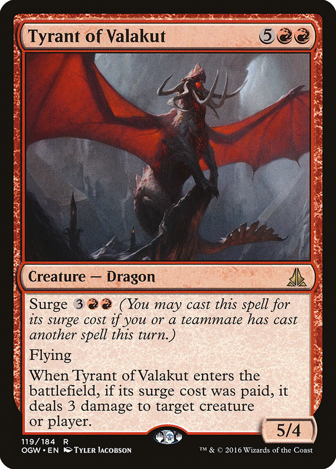 Tyrant of Valakut [Oath of the Gatewatch] (OGW 119)