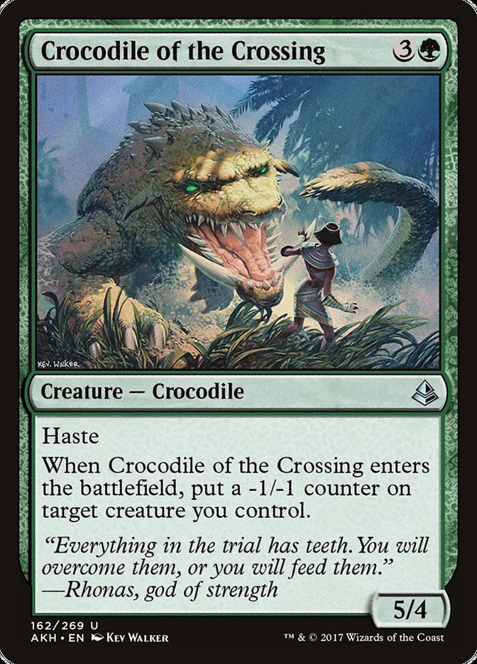 Crocodile of the Crossing [Amonkhet] (AKH 162)