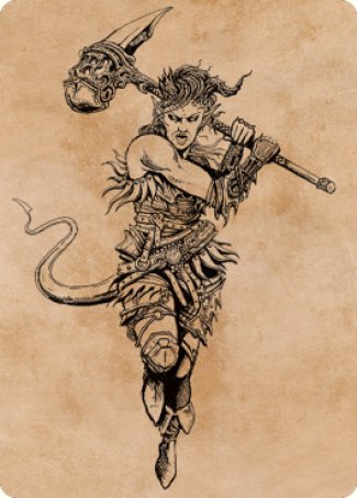 Karlach, Fury of Avernus Art Card [Commander Legends: Battle for Baldur's Gate Art Series]