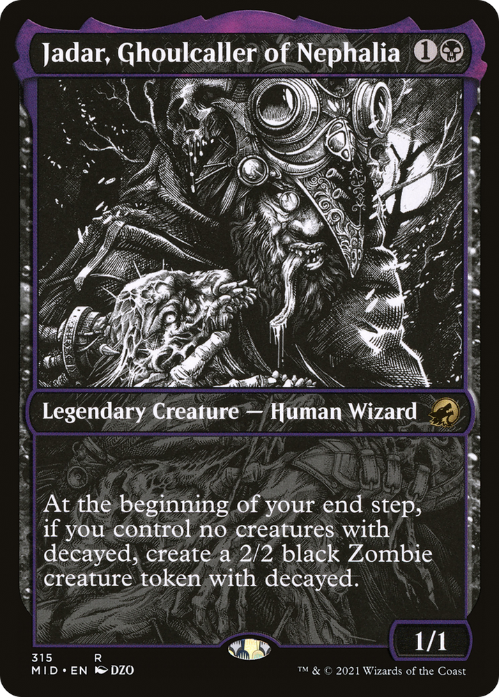 Jadar, Ghoulcaller of Nephalia (Showcase Eternal Night) [Innistrad: Midnight Hunt] (MID 315)