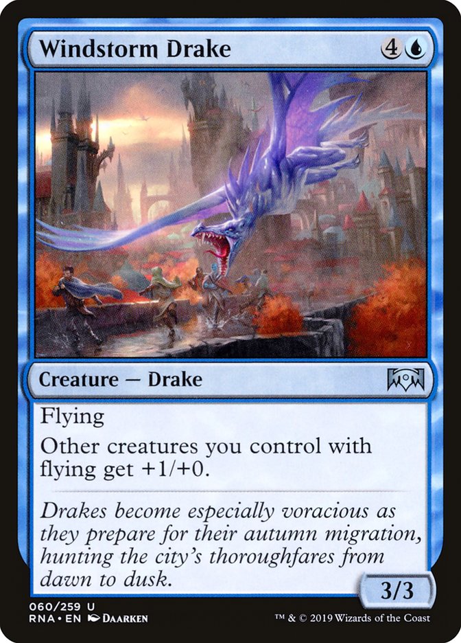 Windstorm Drake [Ravnica Allegiance] (RNA 60)
