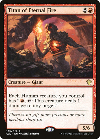 Titan of Eternal Fire [Commander 2020] (C20 163)