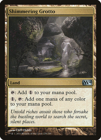 Shimmering Grotto [Magic 2014] (M14 229)