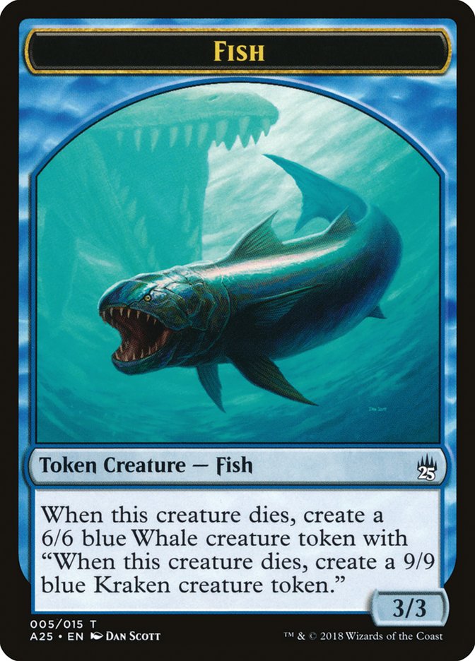 Fish [Masters 25 Tokens] (TA25 5)