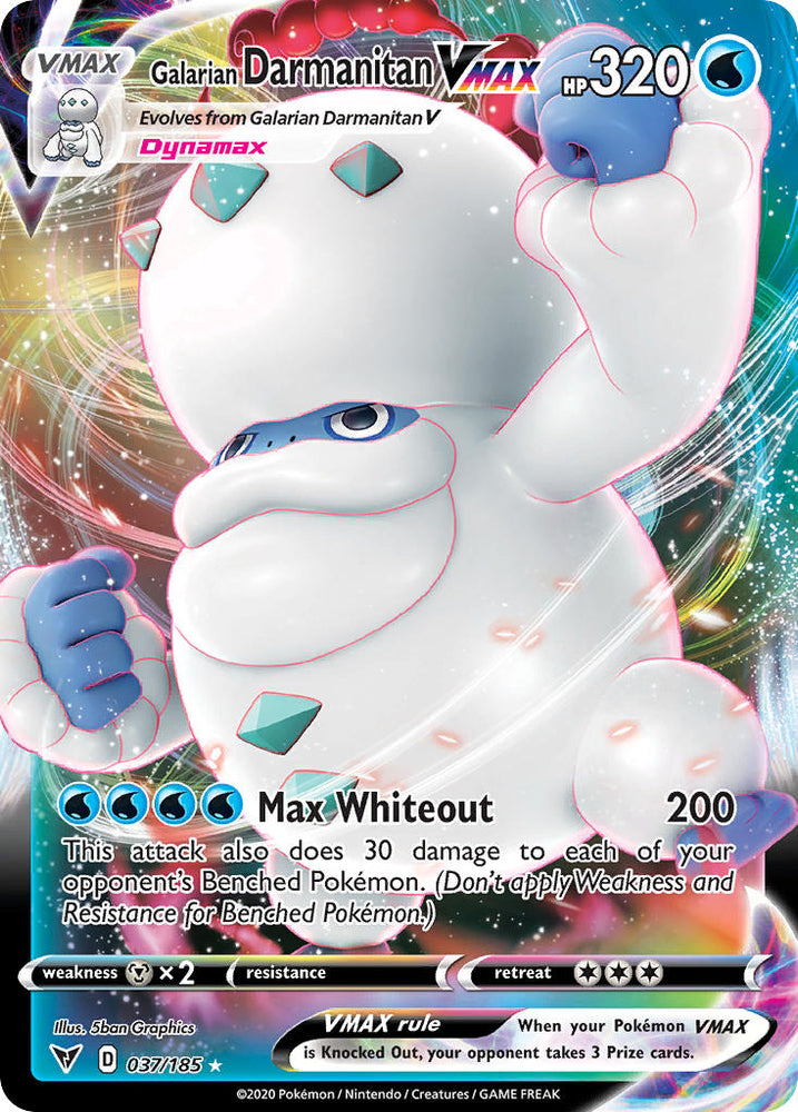 Galarian Darmanitan VMAX (37) [Sword & Shield: Vivid Voltage]