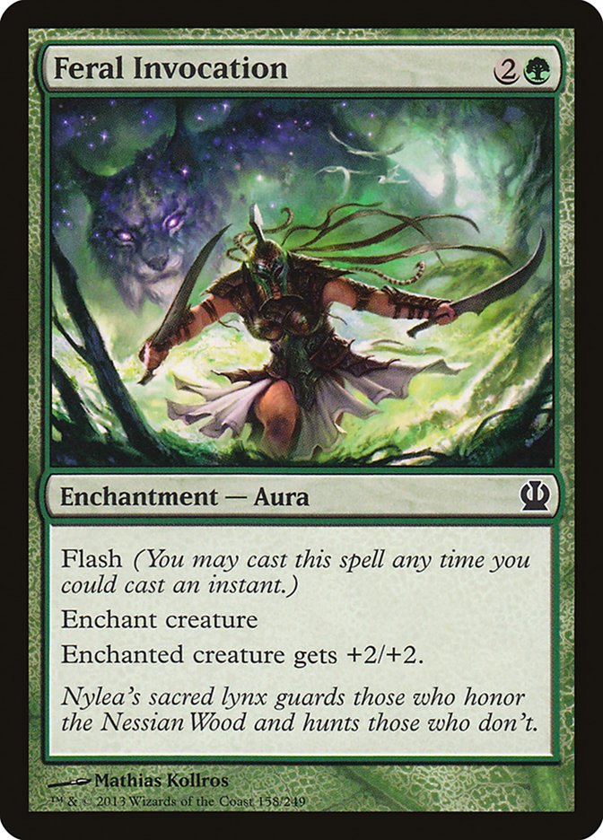 Feral Invocation [Theros] (THS 158)