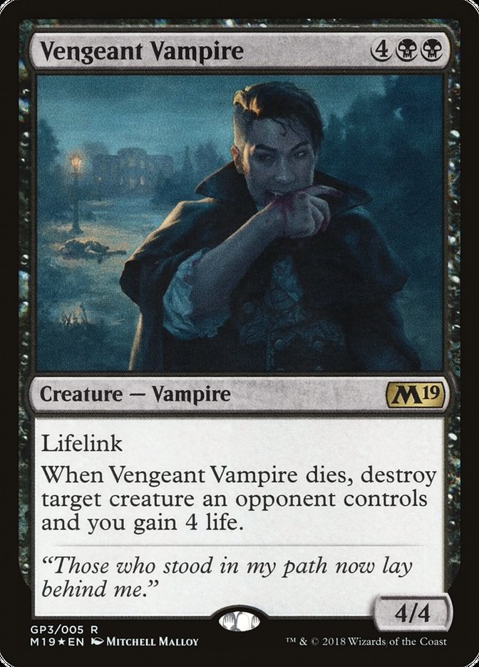 Vengeant Vampire (2018 Gift Pack) [M19 Gift Pack] (G18 GP3)