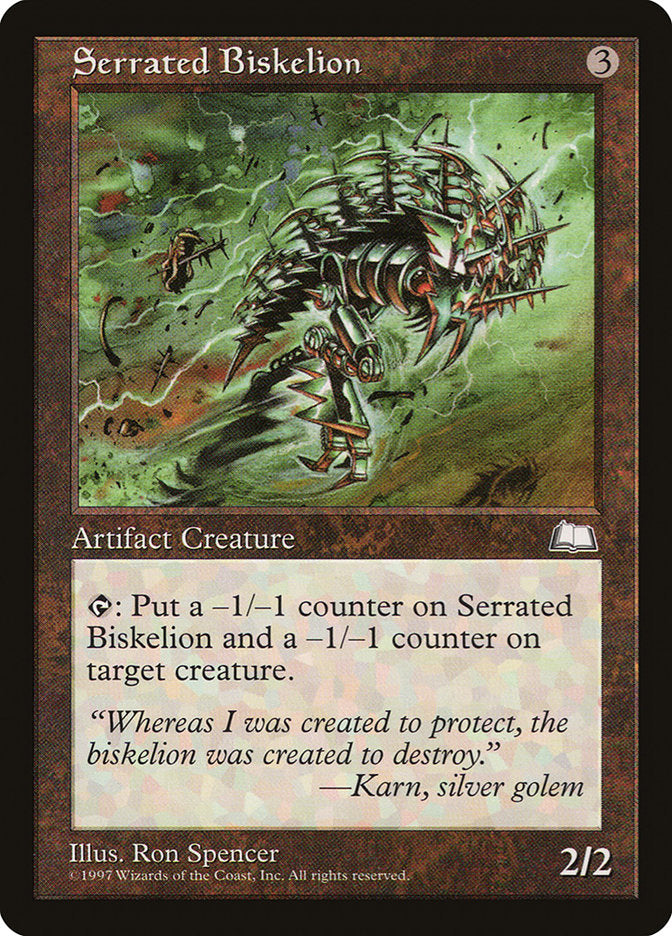 Serrated Biskelion [Weatherlight] (WTH 156)
