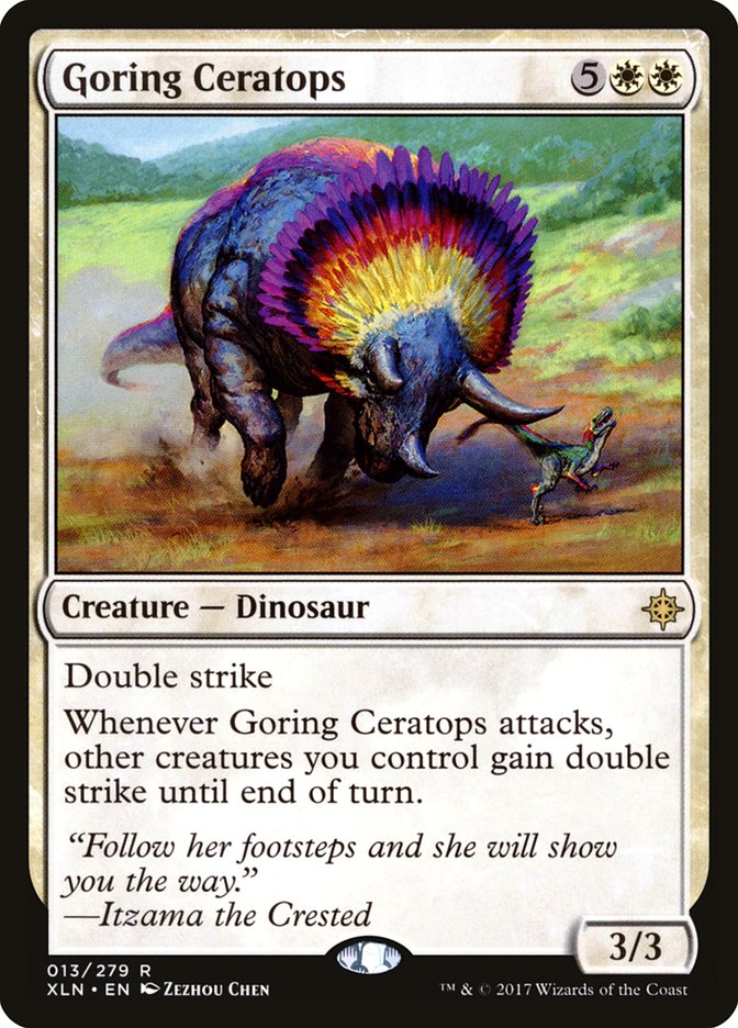 Goring Ceratops [Ixalan] (XLN 13)