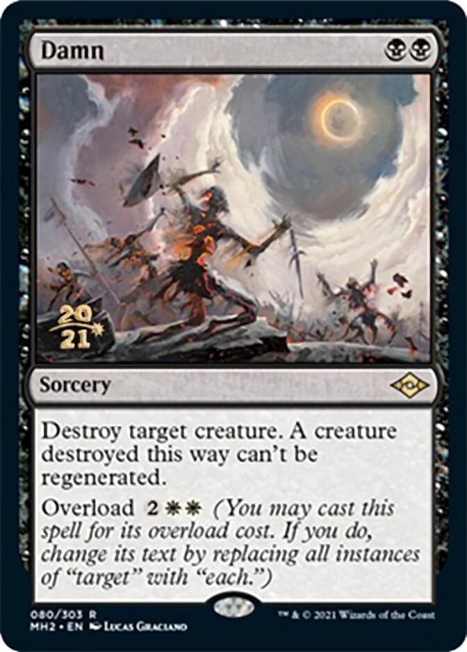 Damn [Modern Horizons 2 Prerelease Promos] (PMH2 80)