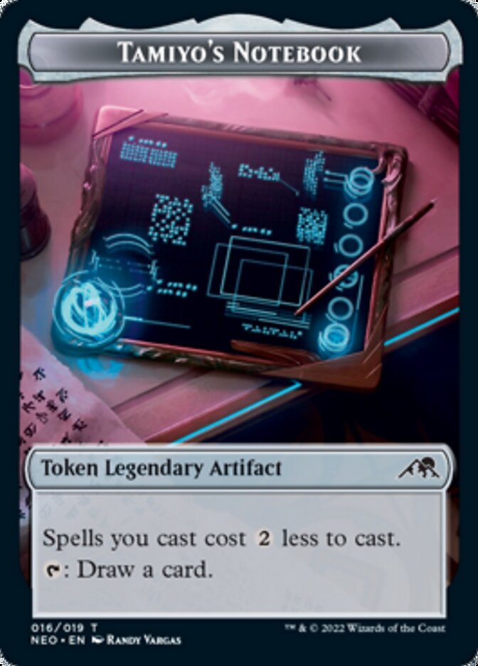 Tamiyo's Notebook Token [Kamigawa: Neon Dynasty Tokens] (TNEO 16)