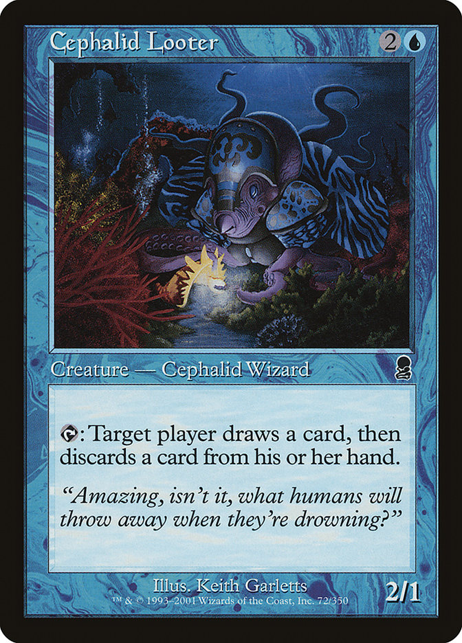 Cephalid Looter (Misprinted) [Odyssey] (ODY 72)