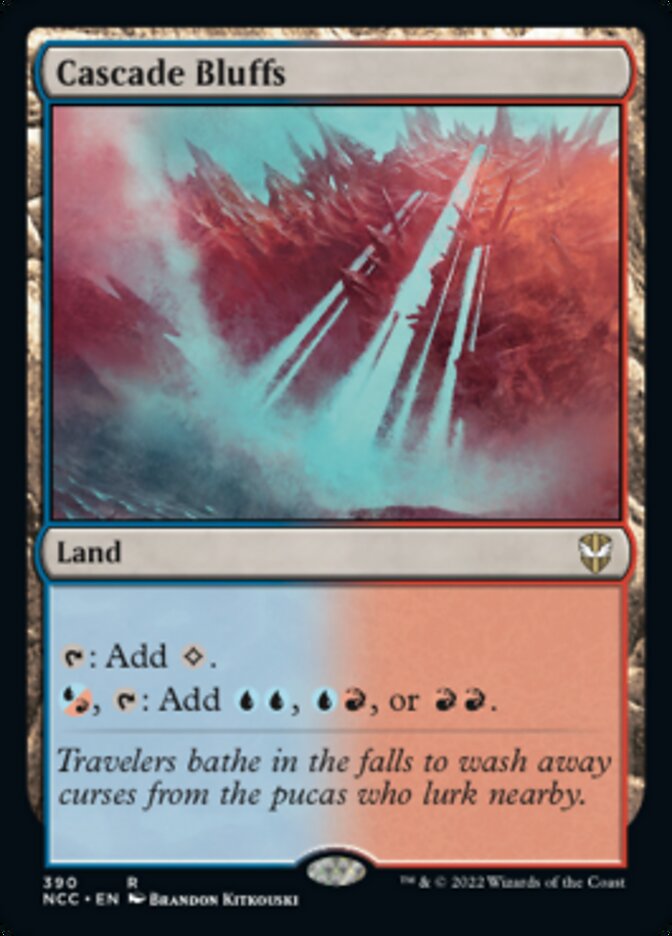 Cascade Bluffs [Streets of New Capenna Commander] (NCC 390)