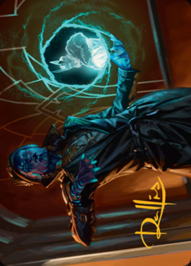 Kamiz, Obscura Oculus Art Card (Gold-Stamped Signature) [Streets of New Capenna Art Series] (ASNC 41)
