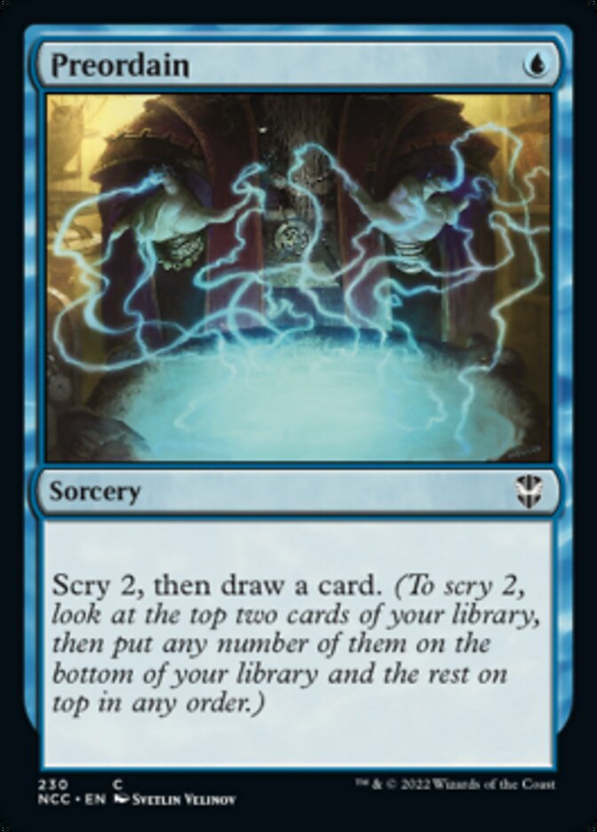 Preordain [Streets of New Capenna Commander] (NCC 230)