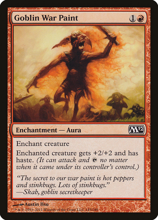 Goblin War Paint [Magic 2012] (M12 143)
