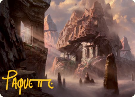 Mountain (277) Art Card (Gold-Stamped Signature) [Dungeons & Dragons: Adventures in the Forgotten Realms Art Series] (AAFR 62)