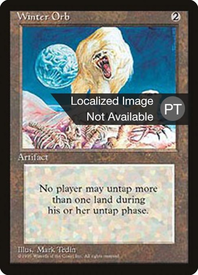 Winter Orb [Fourth Edition Foreign Black Border] (4BB 358)