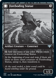 Foreboding Statue // Forsaken Thresher [Innistrad: Double Feature] (DBL 523)