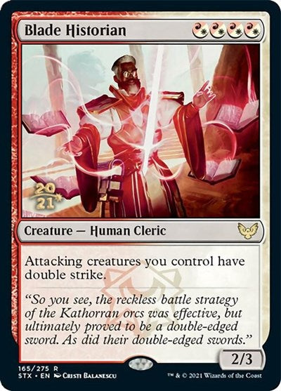 Blade Historian [Strixhaven: School of Mages Prerelease Promos] (PSTX 165)