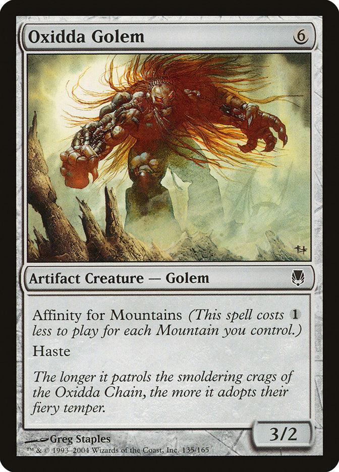 Oxidda Golem [Darksteel] (DST 135)
