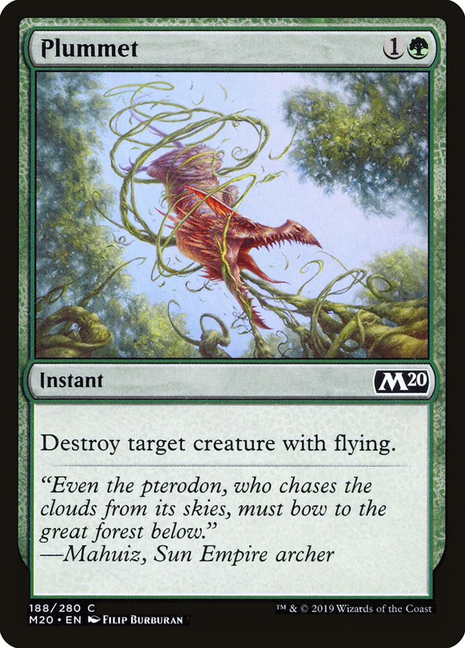 Plummet [Core Set 2020] (M20 188)
