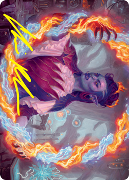 Rootha, Mercurial Artist Art Card (Gold-Stamped Signature) [Strixhaven: School of Mages Art Series] (ASTX 38)
