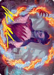 Rootha, Mercurial Artist Art Card (Gold-Stamped Signature) [Strixhaven: School of Mages Art Series] (ASTX 38)