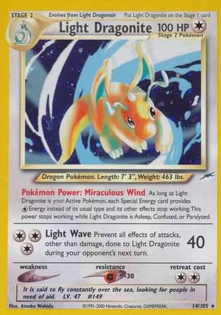 Light Dragonite (14/105) [Neo Destiny]