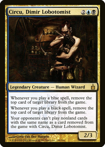 Circu, Dimir Lobotomist [Ravnica: City of Guilds] (RAV 196)