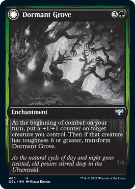 Dormant Grove // Gnarled Grovestrider [Innistrad: Double Feature] (DBL 465)