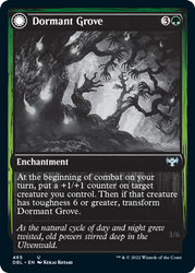 Dormant Grove // Gnarled Grovestrider [Innistrad: Double Feature] (DBL 465)