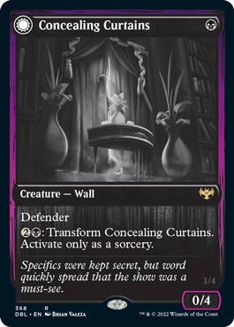 Concealing Curtains // Revealing Eye [Innistrad: Double Feature] (DBL 368)