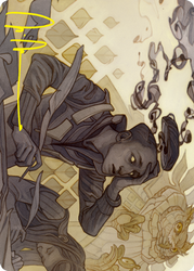 Go Blank Art Card (Gold-Stamped Signature) [Strixhaven: School of Mages Art Series] (ASTX 8)